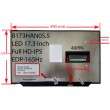 ال ای دی لپ تاپ 17.3 AUO B173HAN05.5 نازک مات 40 پین ریز FHD-IPS-EDP-165HZ بدون جاپیچ 390x238x3mm