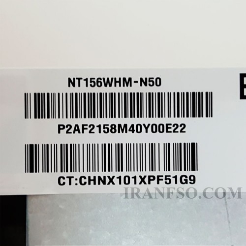 ال ای دی لپ تاپ 15.6 BOE NT156WHM-N50_NEW ضخیم مات 40 پین پیکسل دار طرح جدید