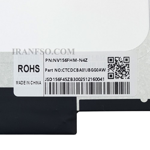 ال ای دی لپ تاپ 15.6 NV156FHM-N4Z نازک مات 30 پین FHD-IPS بدون جای پیچ 350x215x2.6mm