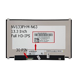 ال ای دی لپ تاپ 13.3 BOE NV133FHM-N63 نازک مات 30 پین Full HD-IPS