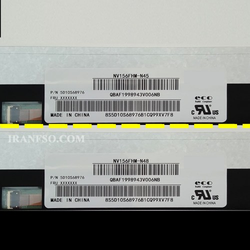 ال ای دی لپ تاپ 15.6 NV156FHM-N48 نازک مات 30 پین FHD-IPS بدون جا پیچ 350x216x2.8mm