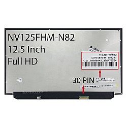 ال ای دی لپ تاپ 12.5 BOE NV125FHM-N82 نازک مات 30 پین Full HD-IPS بدون جا پیچ