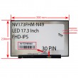 ال ای دی لپ تاپ 17.3 BOE NV173FHM-N49 نازک مات 30 پین FHD-IPS بدون جاپیچ 390x238x3.5mm