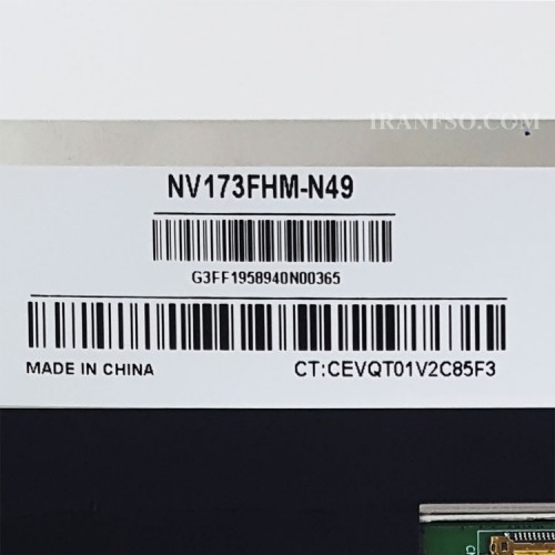 ال ای دی لپ تاپ 17.3 BOE NV173FHM-N49 نازک مات 30 پین FHD-IPS بدون جاپیچ 390x238x3.5mm