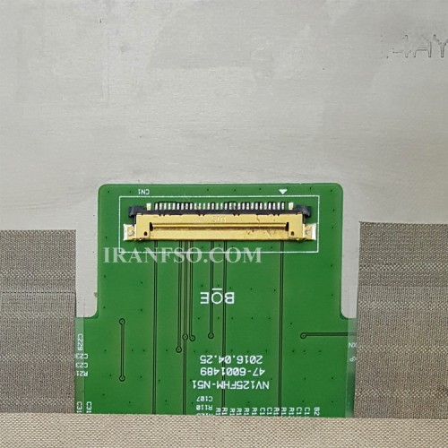 ال ای دی 12.5 NV125FHM-N51_Grade A نازک براق 30 پین FHD بدون جاپیچ 290x170x4.4mm برد پشت LED سوکت از پایین