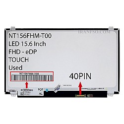ال ای دی لپ تاپ 15.6 BOE NT156FHM-T00 Touch نازک 40 پین Full HD-EDP دست دوم