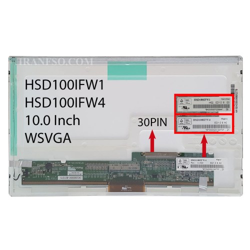 ال ای دی لپ تاپ هانستار 10.0 HSD100IFW1-FW4 ضخیم 30 پین