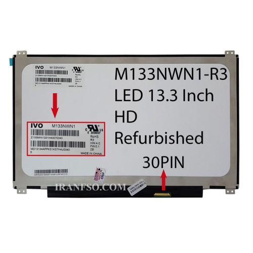ال ای دی لپ تاپ 13.3 IVO M133NWN1-R3 نازک مات 30 پین-ریفر