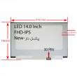 ال ای دی لپ تاپ اینولوکس 14.0 نازک مات 30 پین 315x196x2.8mm Full HD-IPS بدون جا پیچ-NEW پیکسل دار
