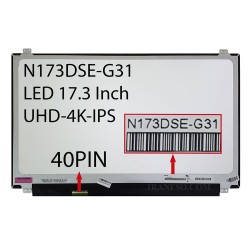 ال ای دی لپ تاپ اینولوکس 17.3 N173DSE-G31 نازک 40 پین UHD-4K-IPS