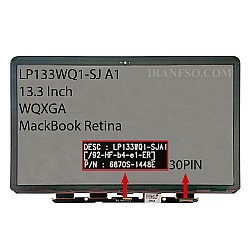 ال ای دی لپ تاپ ال جی 13.3 LP133WQ1-SJ A1 نازک 30 پین برای اپل MackBook Retina
