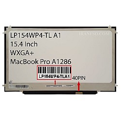 ال ای دی لپ تاپ ال جی 15.4 LP154WP4-TL A1 نازک 40 پین برای اپل MacBook Pro A1286