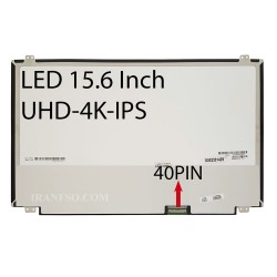 ال ای دی لپ تاپ ال جی 15.6 نازک براق 40 پین UHD-4K-IPS