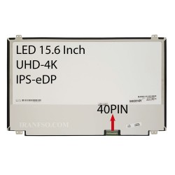 ال ای دی لپ تاپ ال جی 15.6 نازک براق 40 پین UHD-4K-EDP-IPS
