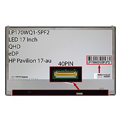 ال ای دی لپ تاپ 17.0 LG LP170WQ1-SPF2 نازک مات 40 پین QHD-EDP برد پشت LED سوکت خاص