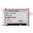 ال ای دی لپ تاپ ال جی 14.0 نازک مات 30 پین Full HD-IPS_315x186x5.2mm بدون جاپیچ برد پشت LED سوکت از پایین