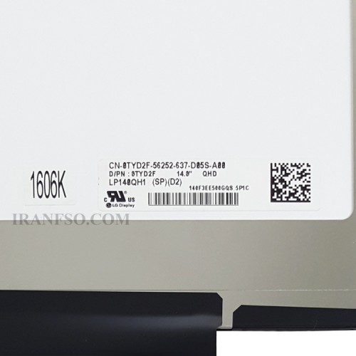 ال ای دی لپ تاپ ال جی 14.0 LP140QH1-SPD2 نازک مات 40 پین QHD-IPS بدون جا پیچ-NEW پیکسل دار