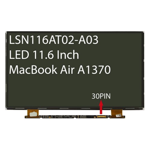 ال ای دی لپ تاپ 11.6 Samsung LSN116AT02-A03 30Pin برای اپل MacBook Air A1370