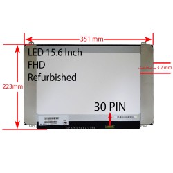 ال ای دی لپ تاپ 15.6 نازک مات 30 پین FHD ریفر 351x223x3.2mm