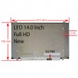 ال ای دی لپ تاپ 14.0 نازک مات 30 پین Full HD-IPS_NEW پیکسل دار 315x195x3mm