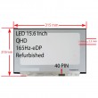 ال ای دی لپ تاپ 15.6 نازک مات 40 پین QHD-EDP-165Hz بدون جاپیچ 315x215x2.2mm ریفر