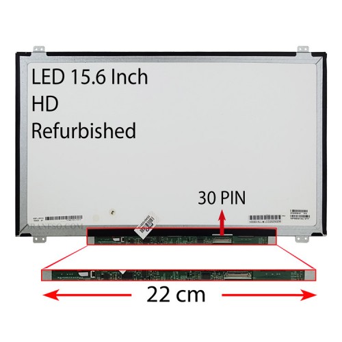 ال ای دی لپ تاپ 15.6 Grade A نازک مات 30 پین-برد LED 22CM