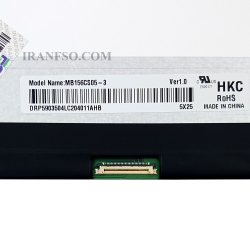 ال ای دی لپ تاپ 15.6 MB156CS05-3 نازک مات 30 پین FHD-IPS بدون جا پیچ 350x214x3mm_برد LED 24.5CM تک پیکسل