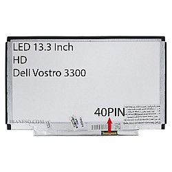 ال ای دی لپ تاپ 13.3 نازک مات 40 پین برای دل Vostro 3300 خط و خش ریز روی شیشه