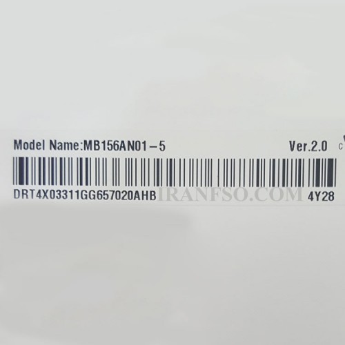 ال ای دی لپ تاپ 15.6 MB156AN01.5 نازک مات 30 پین بدون جا پیچ 350x216x3.2mm
