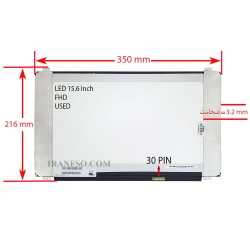 ال ای دی لپ تاپ 15.6 نازک 30 پین Full HD دست دوم 315x216x3.2mm