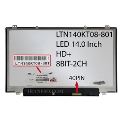 ال ای دی لپ تاپ سامسونگ 14.0 LTN140KT08-801 نازک 40 پین 8BIT-2CH رزولوشن 1600x900