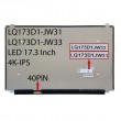 ال ای دی لپ تاپ شارپ 17.3 LQ173D1-JW31_JW33 نازک 40 پین UHD-4K-IPS