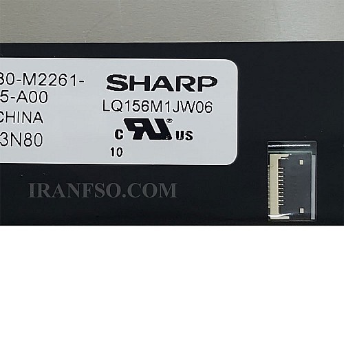 ال ای دی لپ تاپ شارپ 15.6 LQ156M1JW06 نازک مات 30 پین FHD-240HZ بدون جاپیچ 350x215x2.6mm