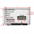 ال ای دی لپ تاپ شارپ 15.6 LQ156M1JW06 نازک مات 40 پین ریز FHD-240HZ بدون جاپیچ 350x215x2.6mm برای ایسوس FX506P