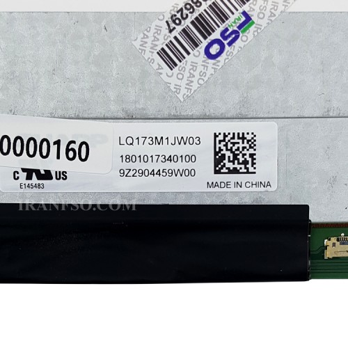 ال ای دی لپ تاپ 17.3 SHARP LQ173M1JW03 نازک مات 40 پین ریز FHD-IPS-300HZ بدون جاپیچ 389x238x3.5mm