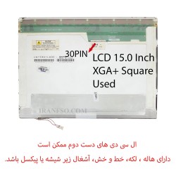 ال سی دی لپ تاپ 15.0 ضخیم 30 پین مربعی XGA Plus دست دوم