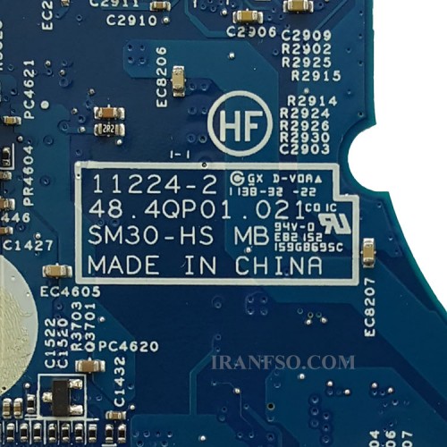 مادربرد لپ تاپ ایسر Aspire S3-291 UM67 CPU-I3-2_11224-2_SM30-HS_48-4QP01-021_Ram-2GB بدون گرافیک
