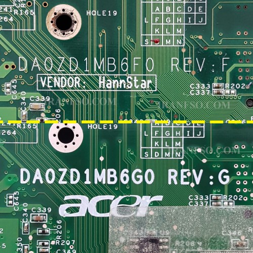 مادربرد لپ تاپ ایسر Aspire 5920 PM965_DA0ZD1MB6G0 بدون گرافیک
