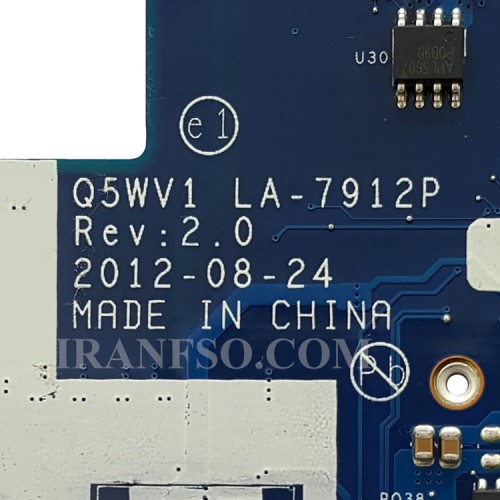 مادربرد لپ تاپ ایسر Aspire E1-531_E1-571_Q5WV1_LA-7912P بدون گرافیک