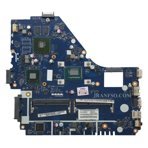 مادربرد لپ تاپ ایسر Aspire E1-570 CPU-I5-3337U_Z5WE1_LA-9535P_VGA-1GB گرافیک دار