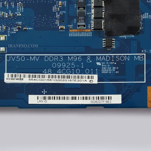 مادربرد لپ تاپ ایسر Aspire 5738_48-4CG01-011 512MB گرافیک دار