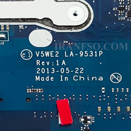 مادربرد لپ تاپ ایسر TravelMate P455_Aspire V5-561_CPU-I5_LA-9531P VGA-1GB گرافیک دار