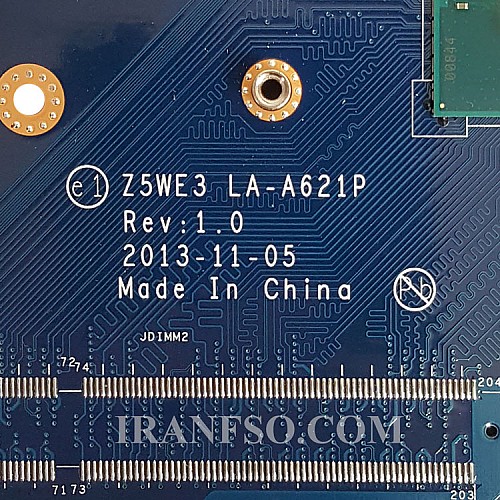 مادربرد لپ تاپ ایسر Aspire E1-510 CPU-Pentium_Z5WE3_LA-A621P بدون گرافیک