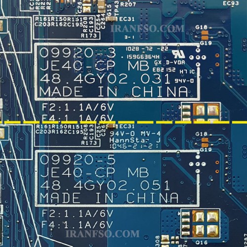 مادربرد لپ تاپ ایسر Aspire 4741 Intel_48-4GY02-031 گرافیک دار