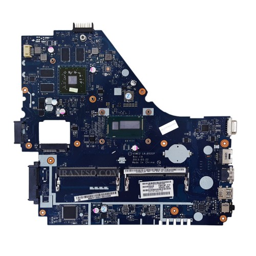 مادربرد لپ تاپ ایسر Aspire E1-572_V5-561_CPU-I5-4_V5WE2_LA-9531P_PM2GM