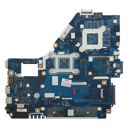 مادربرد لپ تاپ ایسر Aspire E1-570 CPU-I5-3_LA-9535P بدون گرافیک