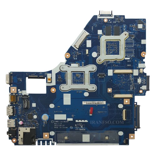 مادربرد لپ تاپ ایسر Aspire E1-570 CPU-I5-3337U_Z5WA1_LA-9535P 2GB-GT740 گرافیک دار-Chip حرارت دیده