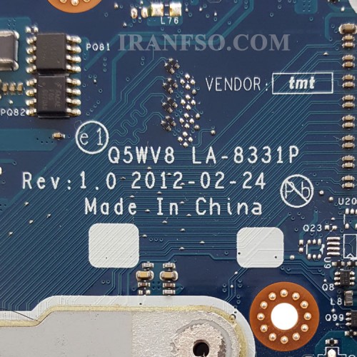مادربرد لپ تاپ ایسر Aspire V3-551G CPU-AMD_LA-8331P گرافیک دار