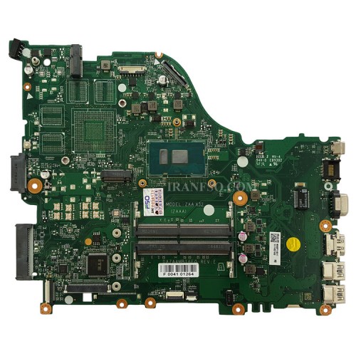 مادربرد لپ تاپ ایسر Aspire E5-575 CPU-I5-7200U_DAZAAMB16E0 بدون گرافیک