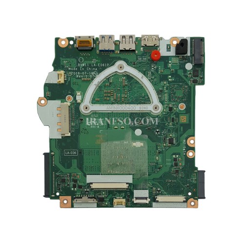 مادربرد لپ تاپ ایسر Aspire ES1-572_CPU-I3-6006U_2540_B5W11_LA-E061P گرافیک اینتلی